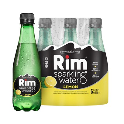 Rim sparkling water 330ml x 6 plastic