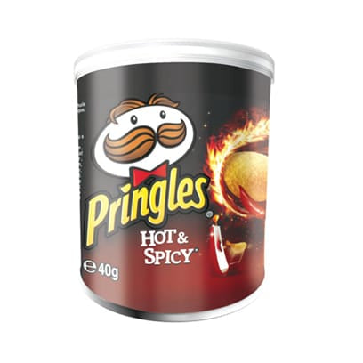 Pringles hot spicy 40gr x 12