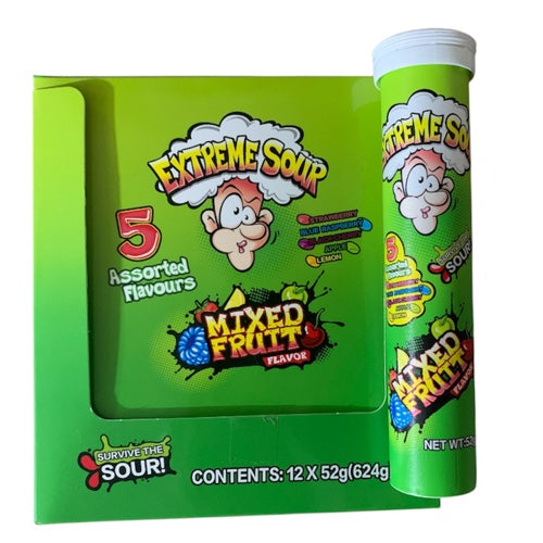 extreme sour 52g*12