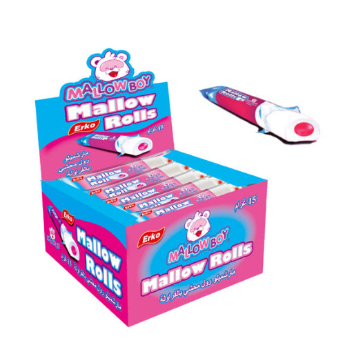 Erko mallow rolls 15gr ×24