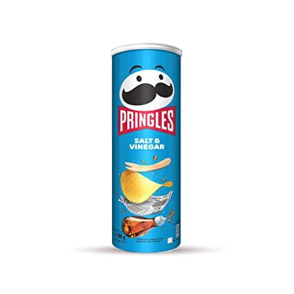 Pringles salt and vinegar165gr×19