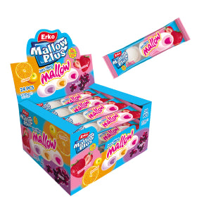 Erko mallow jam filling strawberry 14g × 24