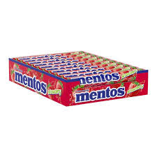 Mentos candy strawberry × 24