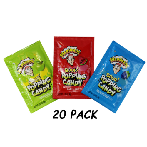 WarHeads Popping candy x20